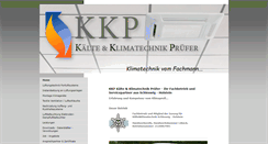Desktop Screenshot of kaelte-kkp.de