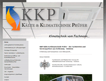 Tablet Screenshot of kaelte-kkp.de
